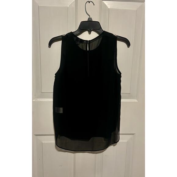 Sheer black Suncoo top with leopard print S - Picture 3 of 6